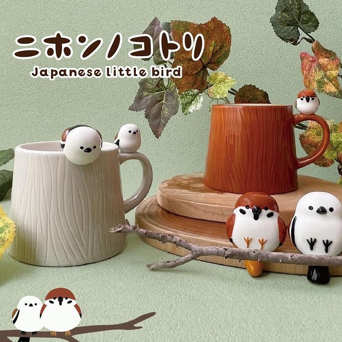 新品2点セット　シーナカーサ　シマエナガ　ラーメン どんぶり　鳥　バード SHINA CASA シーナカーサ はらぺこシマエナガ ラーメン丼 830mlサイズ