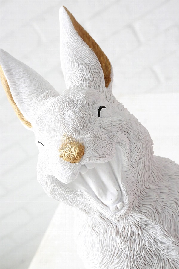クラックアップ ラビット アンティーク調 うさぎ ウサギ rabbit 兎