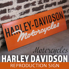 HARLEY DAVIDSON SIGN REPRODUCTION