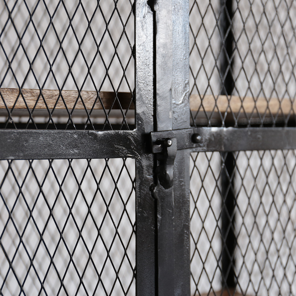 キャビネット インダストリアル スチール アイアン チェスト リビング