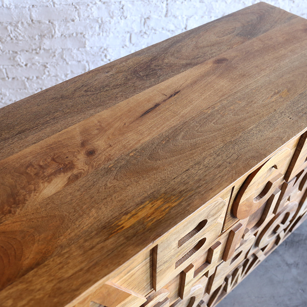 チェスト キャビネット アルファベット ドロワーチェスト 収納棚 棚