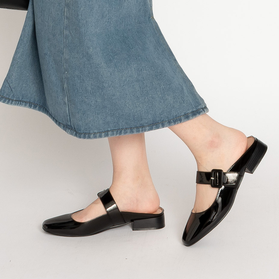 ミュール レディース パンプス オフィス サンダル 歩きやすい ヒール