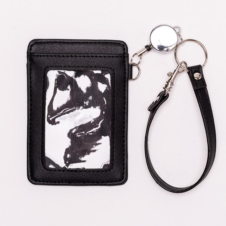 パスケース 定期入れ 免許証入れ リール付き 免許証ケース icカード