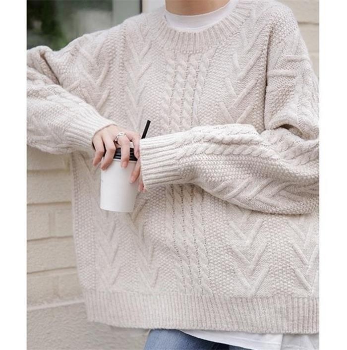 レディース ニット 春ニット ケーブル トレンド ニット クルーネックニット プルオーバー セーター トップス セーター ケーブル編み レディース ヤングミセス カジュアル シンプル ファッション 30代 40代 ミセス ミセスファッショ ２色展開 すべての商品 Violon