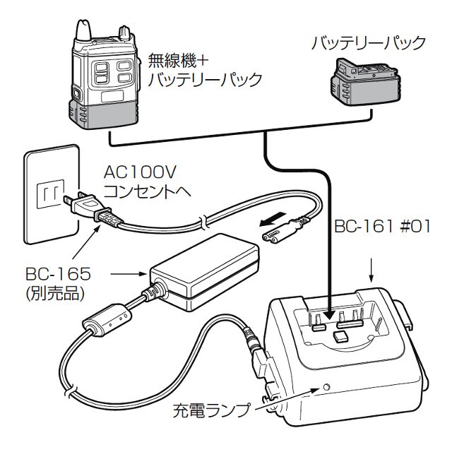 一口急速充電器 アイコム BC-161 #21 同時通話無線機用 :BC-161-21-1:アンサーネット - 通販 - Yahoo!ショッピング