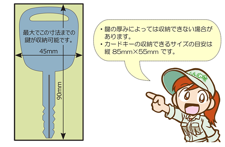 ノムラテック キーストックEK 緊急開錠キー付 キーボックス N-2364 ブラック 関連画像3