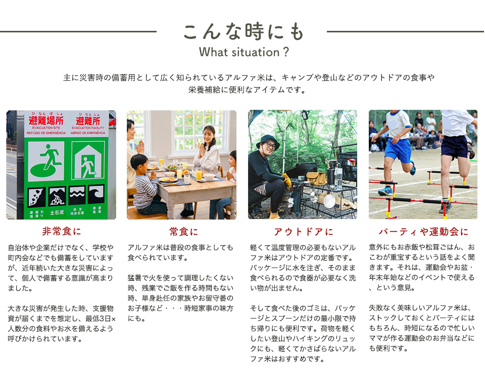 尾西 アルファ米