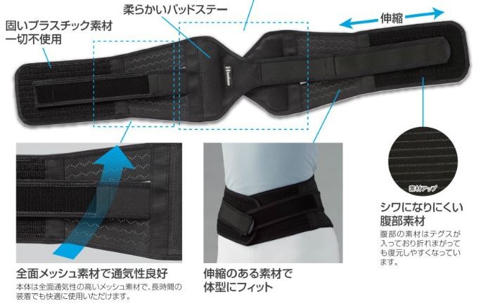 Amazon | バック クロス ミドル （軽中度用） ダイヤ 腰痛ベルト