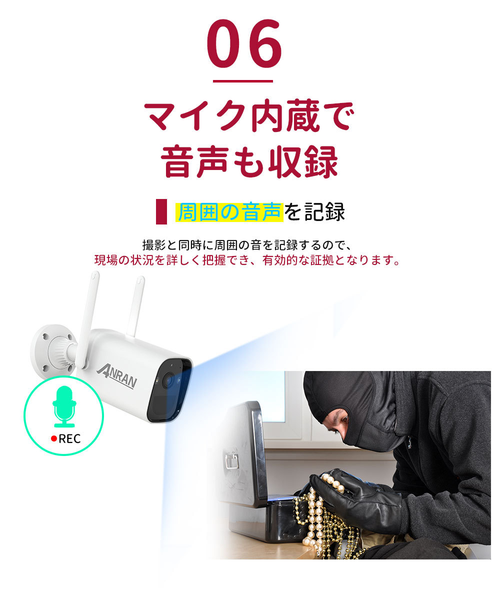 防犯カメラ 屋外 バッテリーカメラ ワイヤレス ソーラー 防犯カメラ 334画素 屋内 同時通話 wifi メーカー直販 監視カメラ 送料無料 一年保証  :N30W1448:安心生活 - 通販 - Yahoo!ショッピング