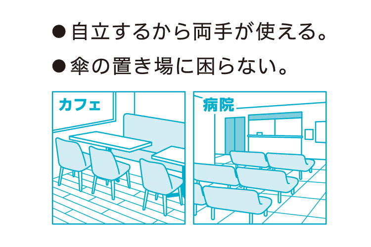 KASATATSU かさたつ 傘立つ かさ立つ アイデアグッズ 両手が使える ハンズフリー 便利 梅雨 台風 傘が立つ 便利 アイデア雑貨 自立 病院  カフェ AKT-001