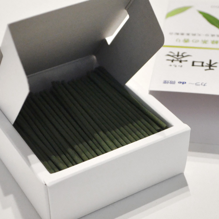 和茶「わちゃ」超ミニ寸天然茶葉配合【菊寿堂】【お線香】【アロマ】【室内香】【緑茶】【消臭成分配合】【カテキン】【御供】【進物】【お彼岸】【お悔み】【仏壇】【ギフト】【贈答】【白檀湯】