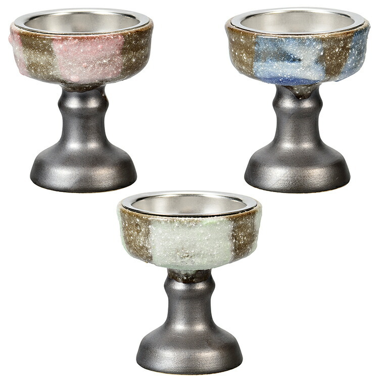 「希空（のあ）」仏器 信楽焼 落とし付〔全3色〕【仏器】【仏具】【具足】【単品】【仏壇】【モダン仏壇】【信楽焼】【陶器】