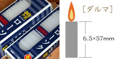 東亜ローソク【煌】【実用ローソク】【灯明】【ろうそく】【災害】【灯り】【洋ろうそく】