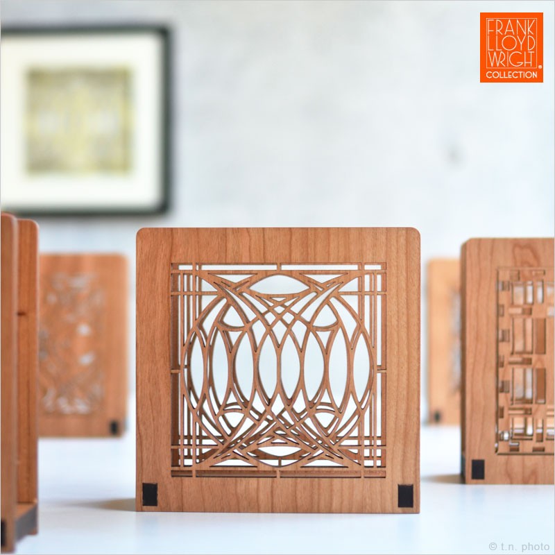 フランク・ロイド・ライト ウッドナプキンホルダー レターホルダー