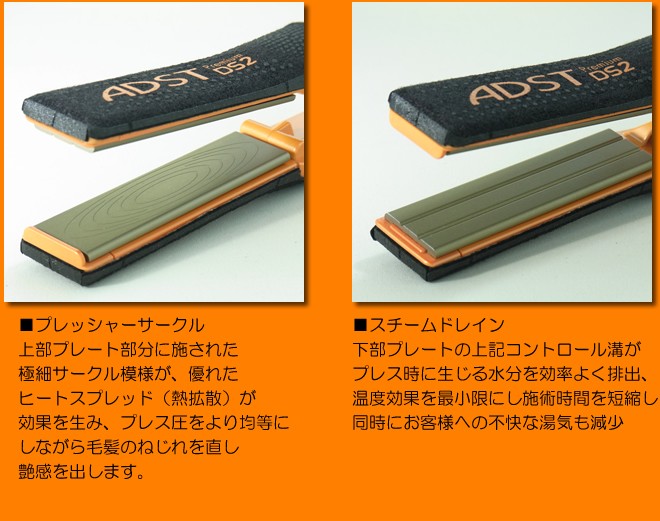 八光電機 アドスト プレミアム DS2 フラットアイロン 25mm バイコートS