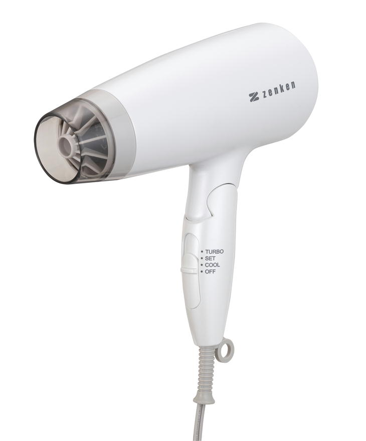 ゼンケン 電磁波低減 ヘアケアドライヤー 遠赤外線 低温風 ピンク/ホワイト ZD-750P/ZD-750W ヘアドライヤー｜antel-store｜03