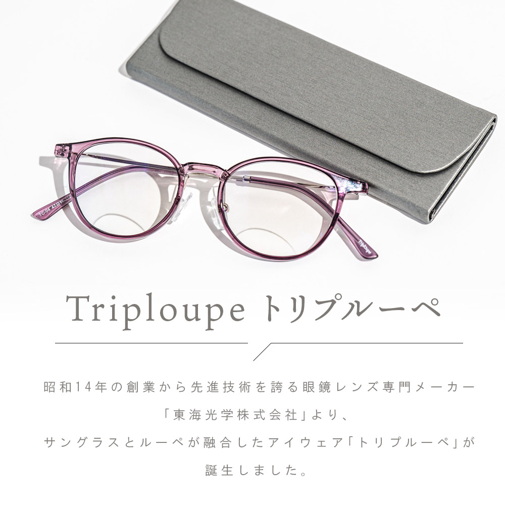 東海光学 ルーペ付サングラス／トリプルーペ | ライトアップ