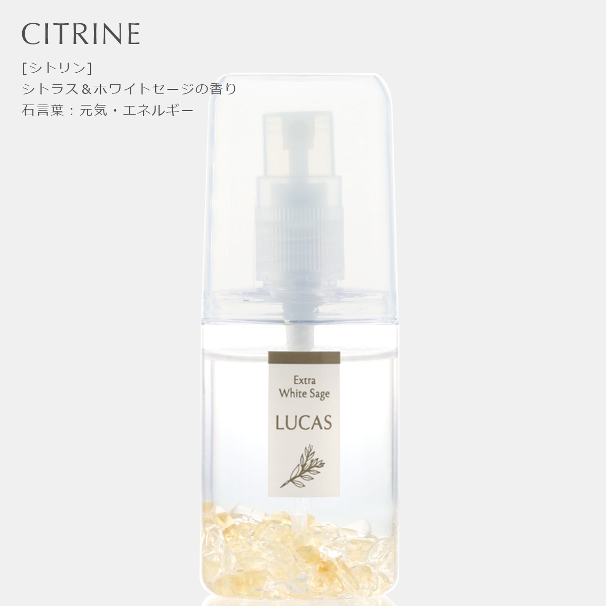 即納 LUCAS ポケットルカス 浄化スプレー 20ml ホワイトセージ 選べる6種の香り 正規品 パワーストーン コンパクト 小型 携帯 さざれ石 ネコポス発送 |  | 04
