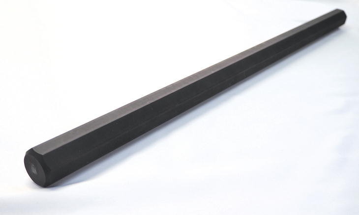 鍛錬用八角鉄棒(はっかくかなぼう) 2尺 60cm 約3.6kg ZB-860 艶無し