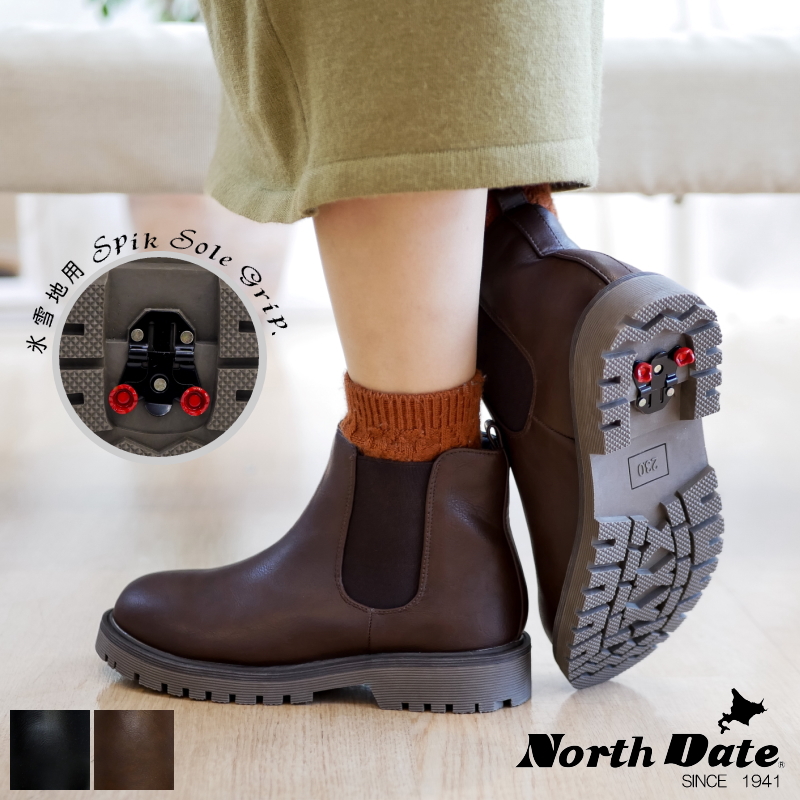 レディース　スノーブーツ 楽天市場】ノースデイト レディース サイドゴア スノーブーツ 北海道