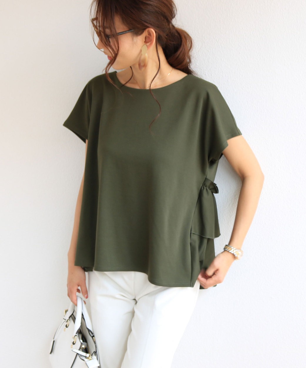 バックフリル ポンチ素材 ティアード トップス レディース 半袖 カットソー 背中フリル ヘムライン M Lサイズ 春 夏 送料無料 宅配便a S 9 And Me アンドミー 通販 Yahoo ショッピング