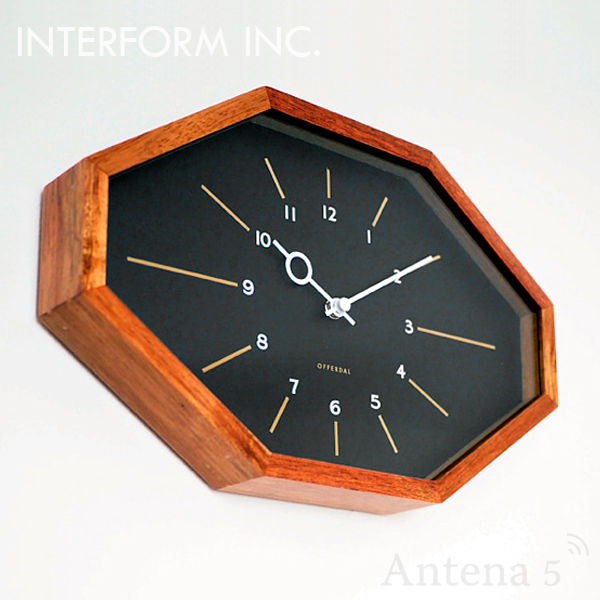 INTERFORM（インターフォルム） 掛け時計 Belmonte ベルモンテ 壁