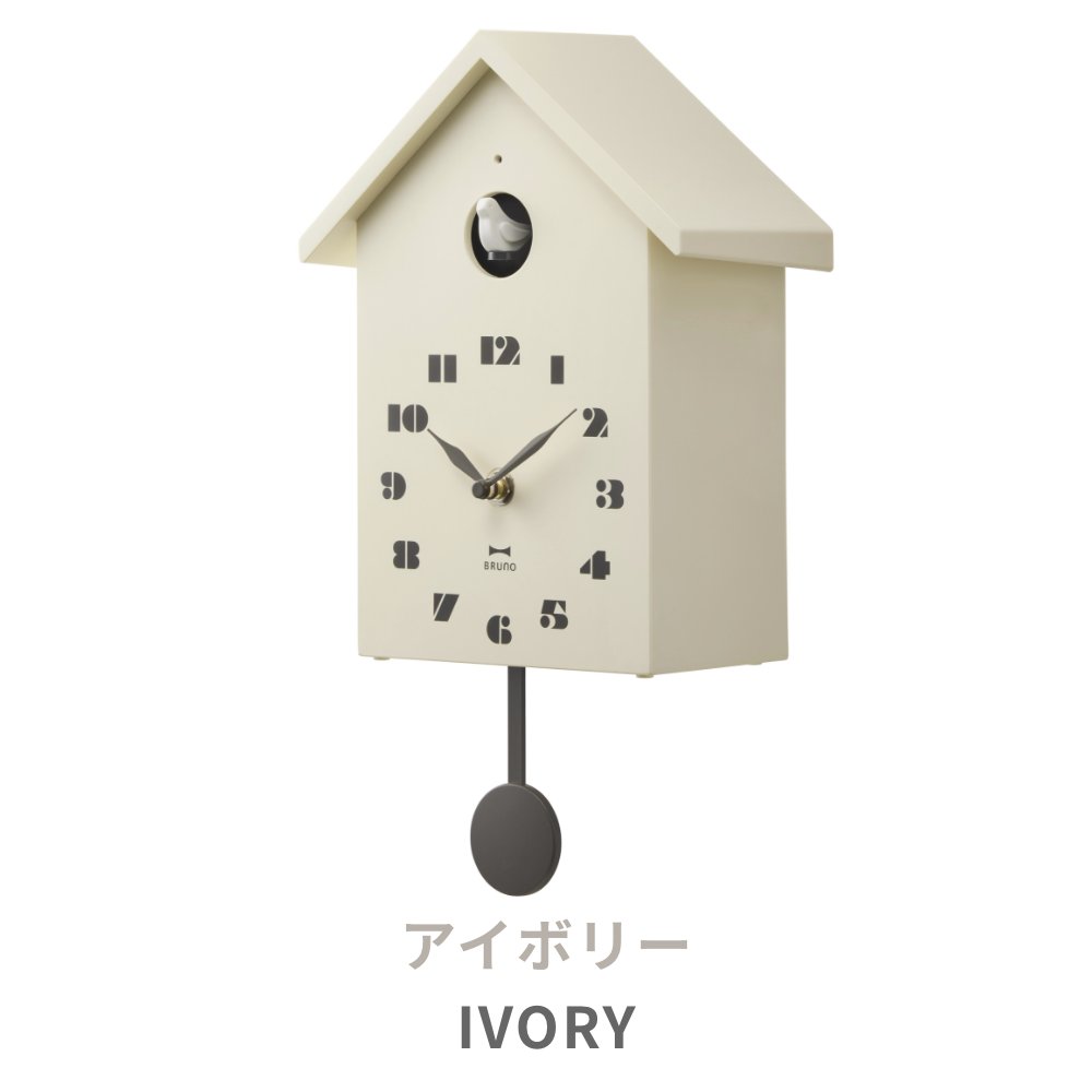 BRUNO バードハウスクロック 鳩時計 ポッポ時計  ブルーノ IDEA  置き時計 掛時計 壁掛け時計 インテリア デザイン雑貨 北欧 からくり時計 仕掛け時計｜antena5｜02