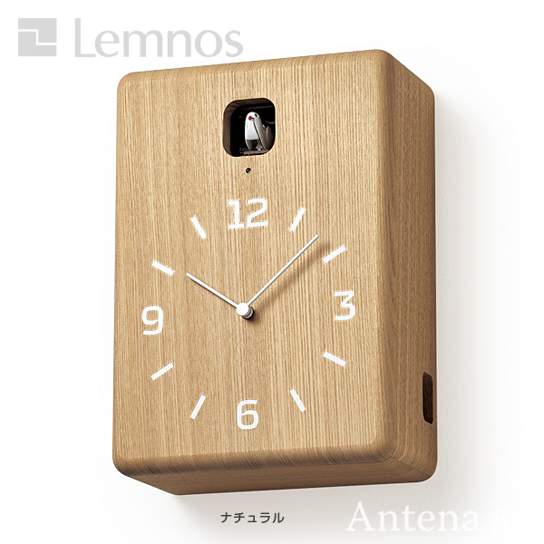 Lemnos レムノス カッコー時計 アナログ CUCU LC10-16 BK Lemnos（レムノス） Lemnos CUCU カッコー時計 クク 掛け時計 LC10-16