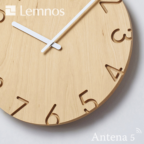 Lemnos レムノス CARVED WOOD BIRCH　掛時計 Lemnos CARVED WOOD BIRCH 掛け時計 NTL16-05 カーヴド タカタ