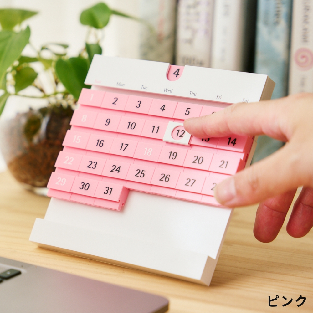 全3色 actwork's デートブロック ライト 万年カレンダー 永久