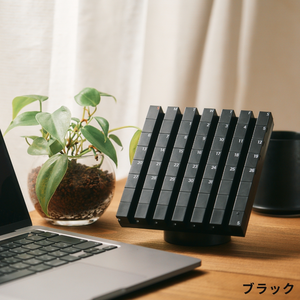 actwork's デートブロック タテ 万年カレンダー 永久カレンダー 卓上
