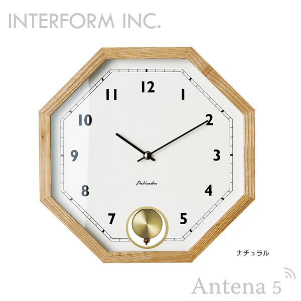 INTERFORM（インターフォルム） 掛け時計 Gorlitz ゲルリッツ クロック