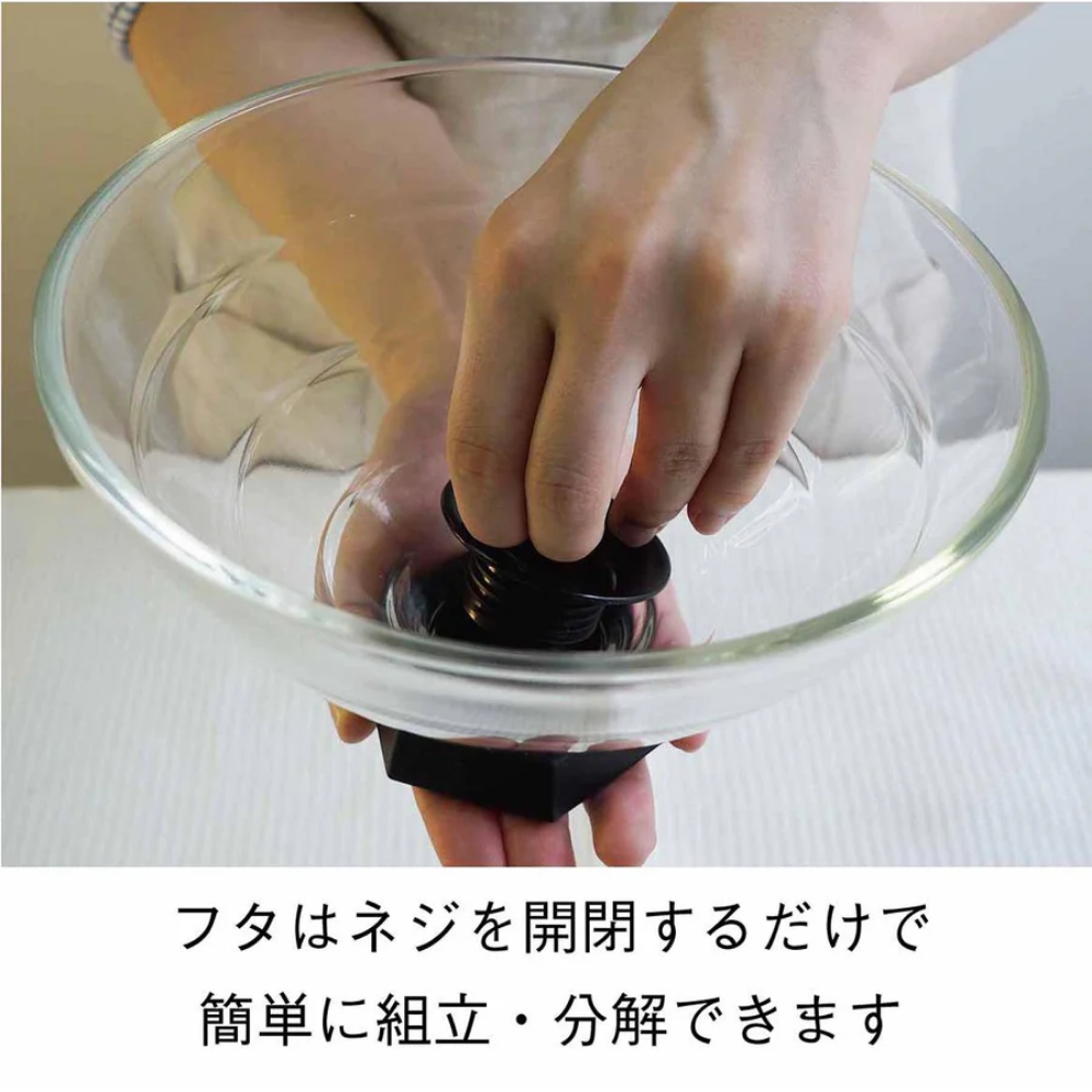 HARIO（ハリオ） フタがガラスのご飯釜2-3合 直火専用 炊飯鍋 2〜3合用