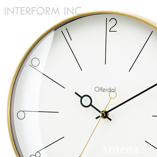 インターフォルム　Manon（マノン）　掛時計 INTERFORM（インターフォルム） 掛け時計 Manon マノン クロック 壁