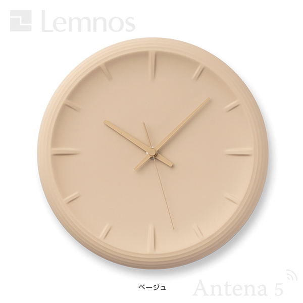 【新品未使用・箱付】Lemnos RELIEF レリーフ 掛時計 RF22-06 Lemnos（レムノス） Lemnos RELIEF 掛け時計 RF22-06 レリーフ タカタ
