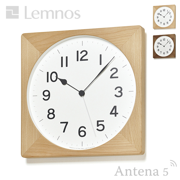 lemnos壁掛け時計 Lemnos（レムノス） Lemnos ROOT 角型 掛け時計 NY18-07 タカタ