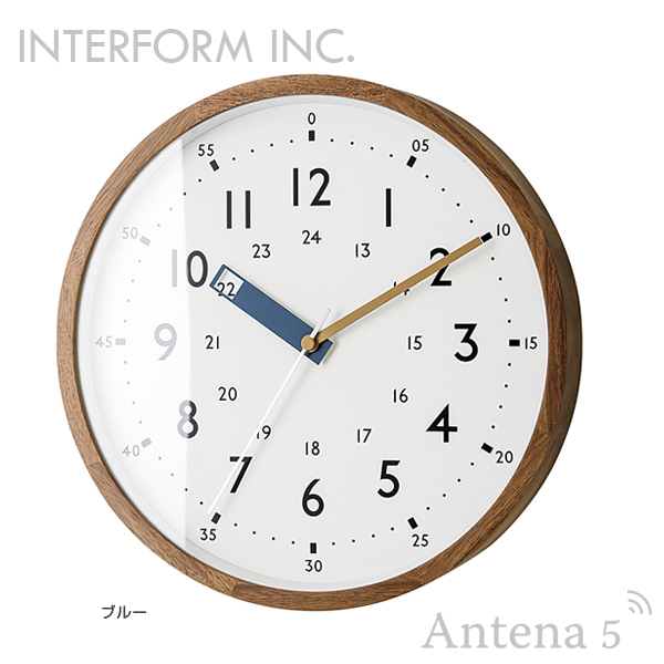 INTERFORM（インターフォルム） 掛け時計 Storuman ストゥールマン