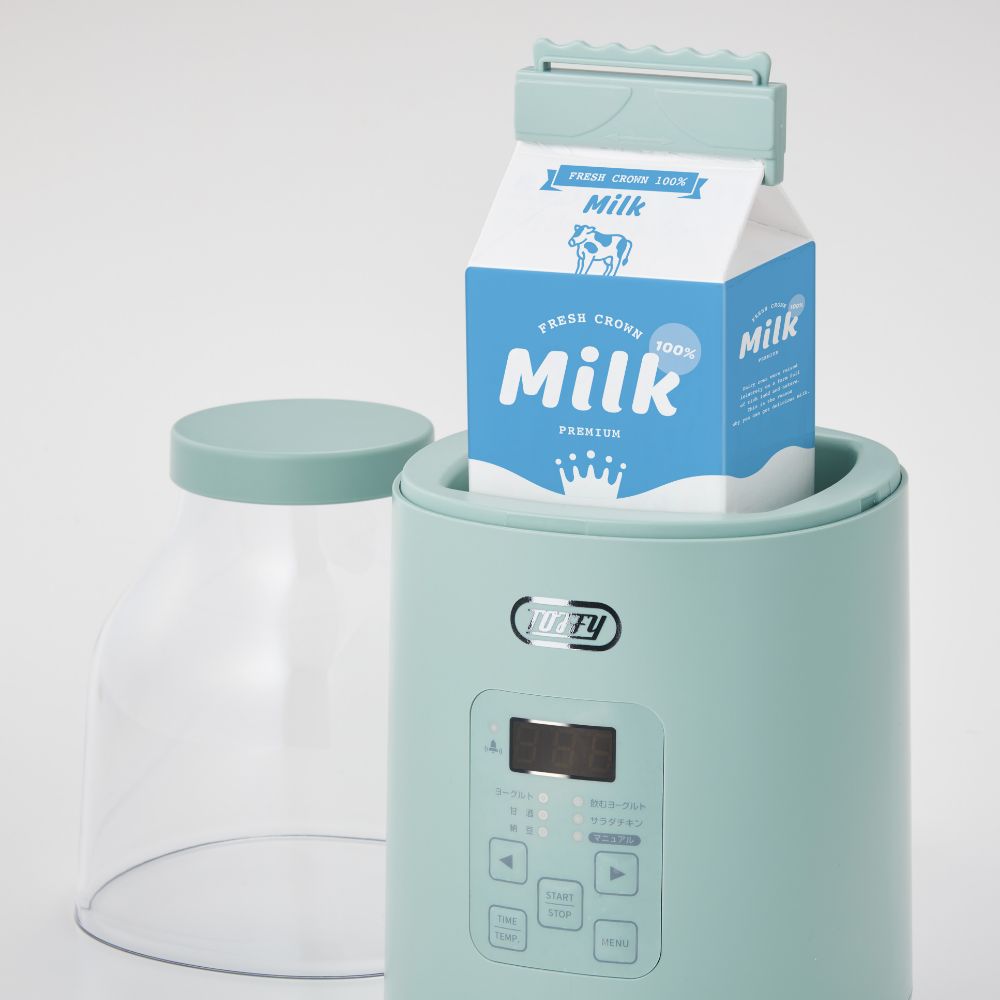 全2色 Toffy ヨーグルトメーカー 発酵 麹 フードメーカー 手作り 自家製 ヨーグルト 時短 簡単料理 低温調理 調理 家電 手軽 朝食 甘酒  トフィー | Toffy | 09