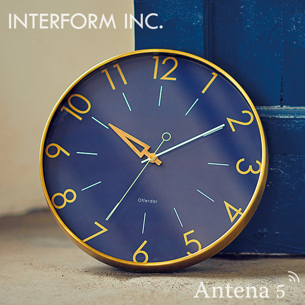 INTERFORM 掛け時計 Trys トゥリス クロック インターフォルム