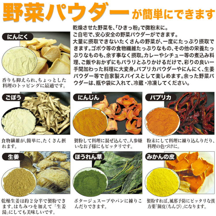 正規店 製粉機 ひきっ粉 1000cc 予備替刃1セット付 業務用 家庭用 米粉