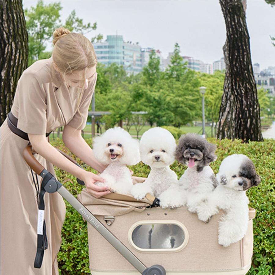 【最終値下げ】 ROYAL TAILS Grace Classic ロイヤルテイルズ グレイスクラシック 全2色 ペットカート ペット 介護用品 おしゃれ お出かけ チャコール ベージュ 【1085898337】 (39688円)