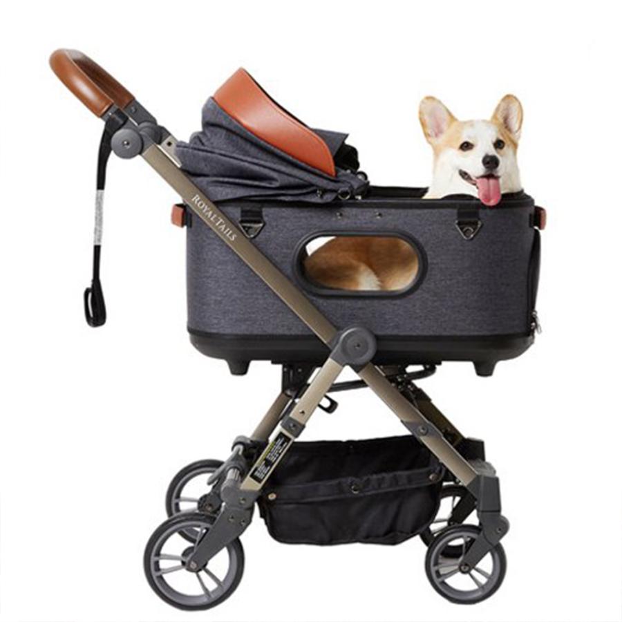 【中古品 】 ROYAL TAILS Grace Classic ロイヤルテイルズ グレイス クラシック プラス 全2色 ペットカート ペット 介護用品 おしゃれ お出かけ チャコール ベージュ 【AAA1384459551】(50600円)