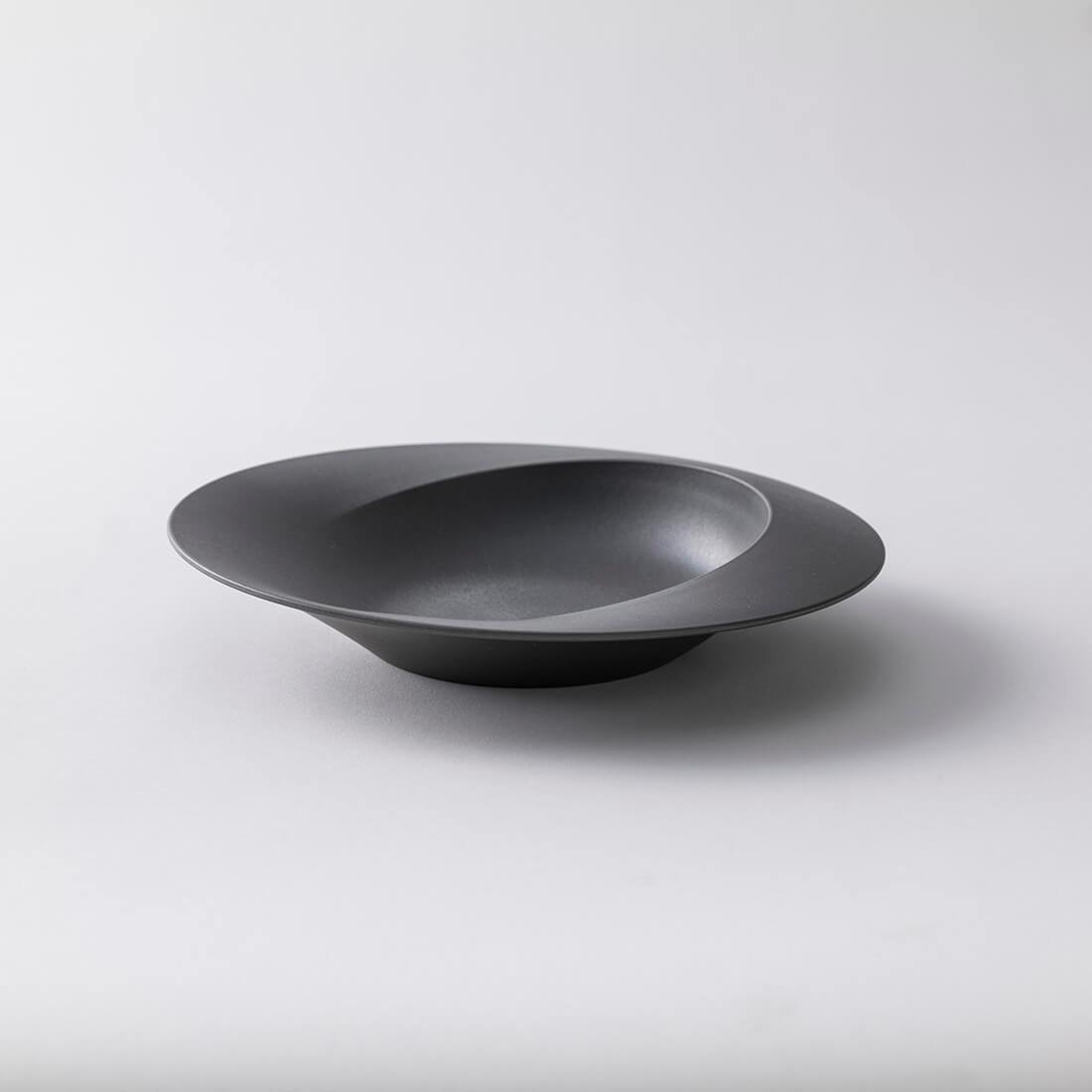 ARAS（エイラス） 食器 皿 深皿 21cm スクープ中 グレー 割れにくい