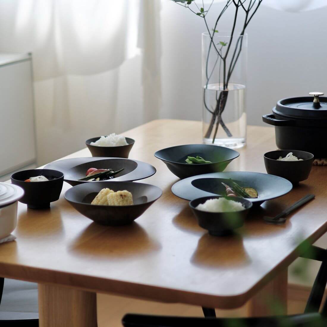 食器 飯碗 ARAS / ヒートコレクション お茶碗 グレイズブラック エイラス 日本製 国産 漂白剤 食洗器・電子レンジ使用可能 関連画像4