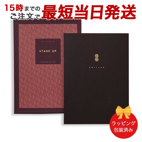 (ソーリュース)STAGE UP(ステージアップ) ＜ソーリュース＞ カタログギフト ギフトカタログ 香典返し 出産内祝い 結婚内祝い 内祝い お返し 包装済み