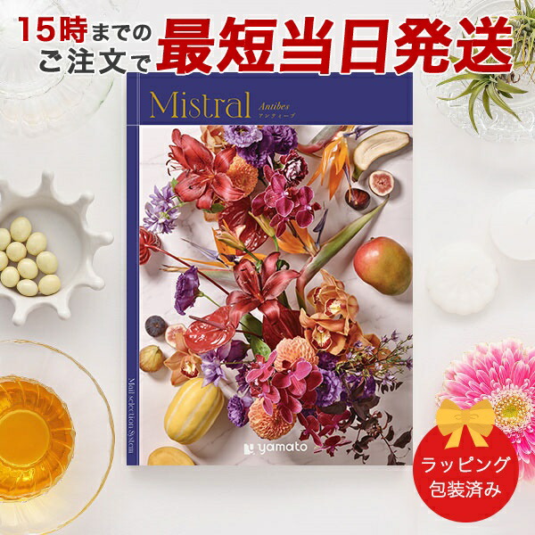 (アンティーブ)Mistral(ミストラル)＜Antibes＞ カタログギフト ギフトカタログ 香典返し 出産内祝い 結婚内祝い 内祝い お返し 包装済み