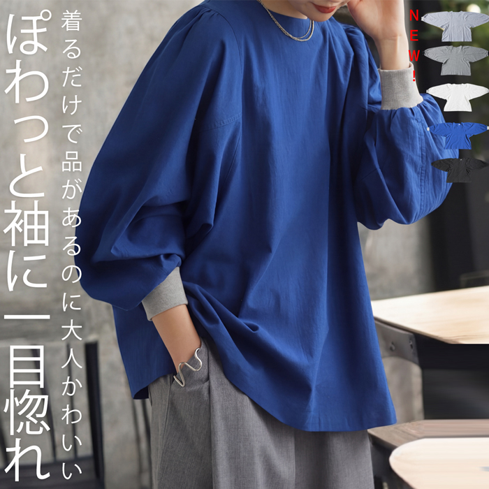 antiqua（アンティカ） プルオーバー レディース 長袖 綿100 無地 送料 