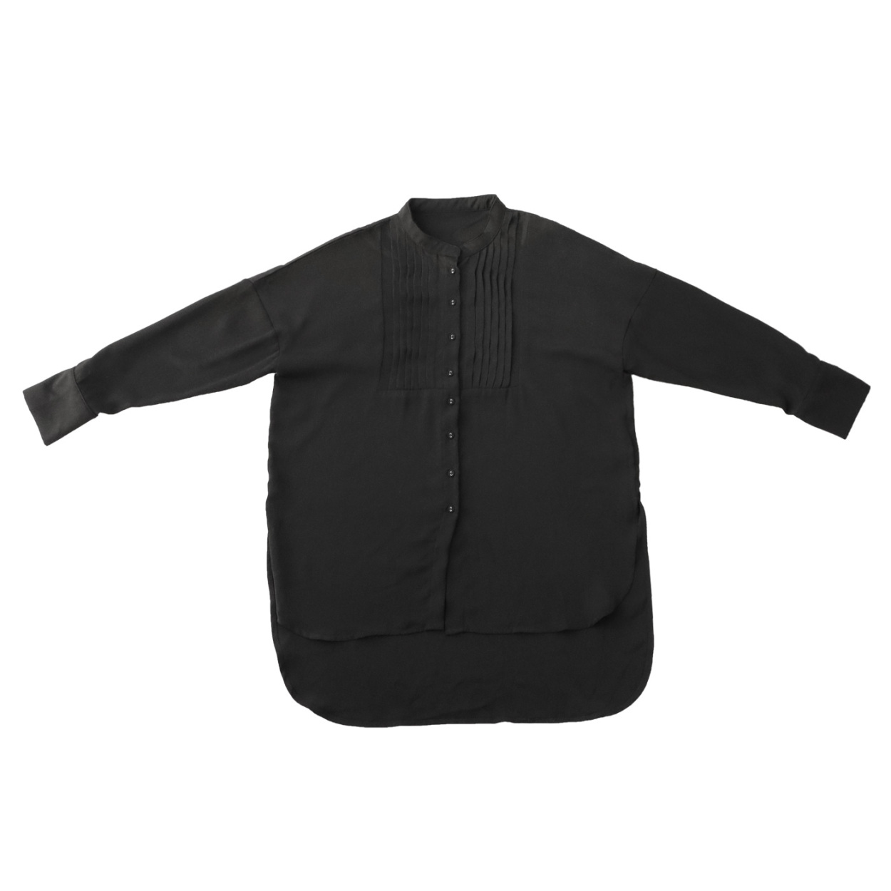 antiqua（アンティカ） フロントプリーツシャツ シャツ レディース