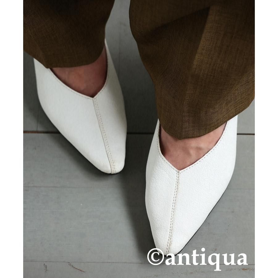 ウエッジソールパンプス パンプス レディース 靴 送料無料・再販。メール便不可｜antiqua｜02