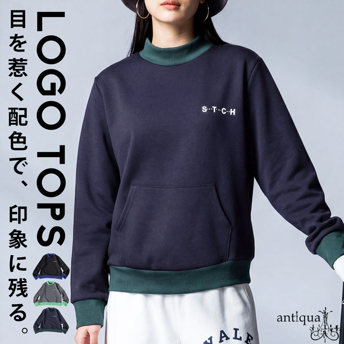 antiqua（アンティカ） ANTIQUA GOLF×STCH プルオーバー レディース